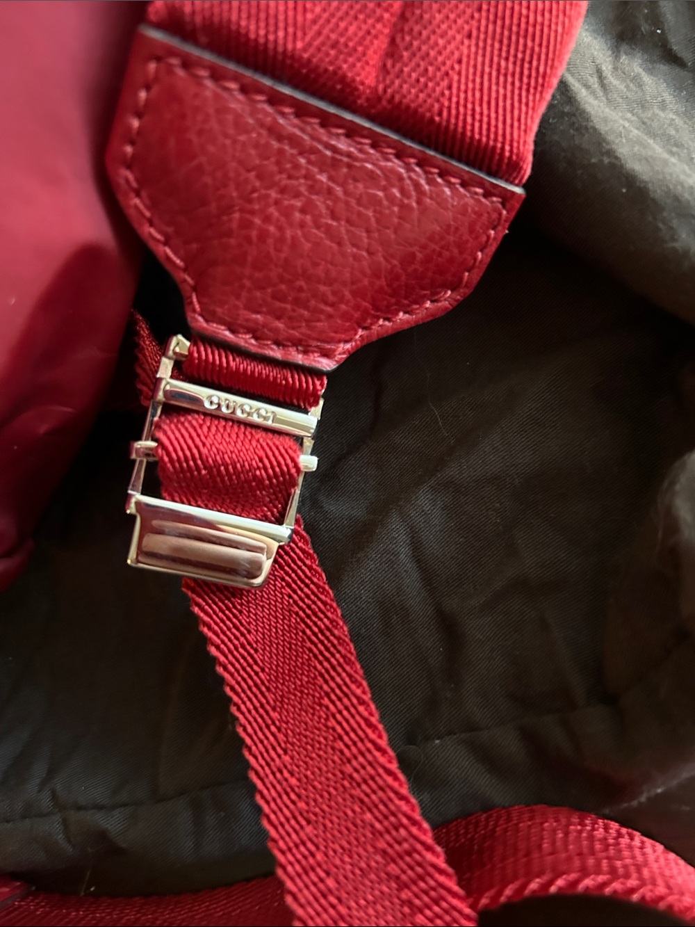 Gucci Red Backpack - Picture 8 of 8